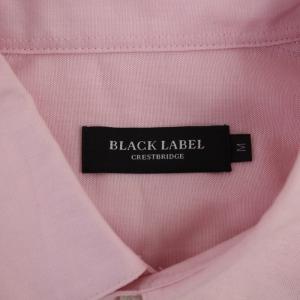 BLACK LABEL CRESTBRIDGE シャツ 長袖 切替 チェック柄 M ピンク 51M60-170-12