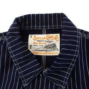 SUGAR CANE 9oz. WABASH STRIPE WORK COAT 42