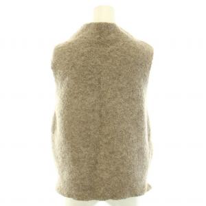 Pal'las Palace ニット セーター モックネック ノースリーブ ニットベスト アルパカ ウール混 0 XS 茶 ブラウン