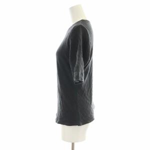 Pal'las Palace Tシャツ カットソー ギャザー 半袖 0 XS チャコールグレー