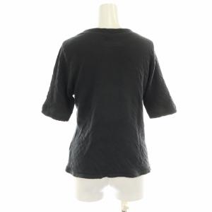 Pal'las Palace Tシャツ カットソー ギャザー 半袖 0 XS チャコールグレー