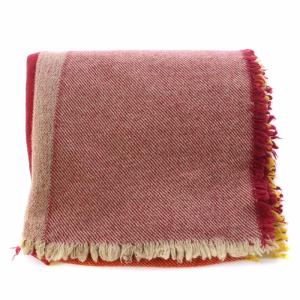 Pal'las Palace マフラー フリンジ 赤 レッド マスタード