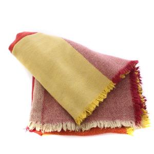 Pal'las Palace マフラー フリンジ 赤 レッド マスタード