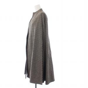 MADISONBLUE BOTTLE NECK CAPE GUNCLUB CHECK