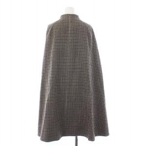 MADISONBLUE BOTTLE NECK CAPE GUNCLUB CHECK