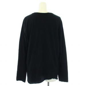 Deuxieme Classe 21SS Skew Tシャツ カットソー 長袖 クルーネック 黒 ブラック 21070500704010