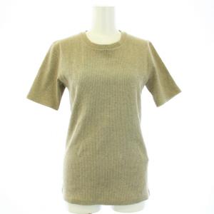 EVERYDAY I LIKE 22SS Co/Ca stretch Rib プルオーバー Tシャツ カットソー リブ 半袖 クルーネック