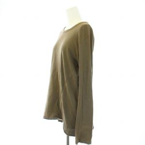 Deuxieme Classe 21SS Skew Tシャツ カットソー 長袖 クルーネック 茶 ブラウン /TK