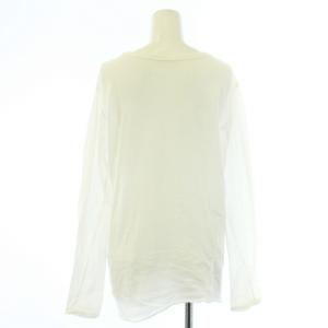 Deuxieme Classe 21SS Skew Tシャツ ロンT カットソー クルーネック 長袖 白 ホワイト