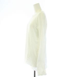 Deuxieme Classe 21SS Skew Tシャツ ロンT カットソー クルーネック 長袖 白 ホワイト