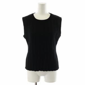 カットソー ノースリーブ 2 M 黒 ブラック