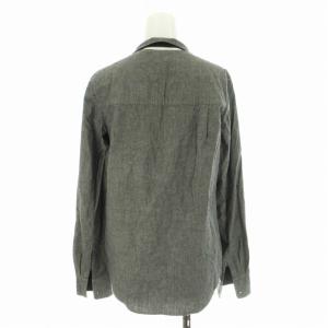 alexanderwang シャツ ブラウス 長袖 カットソー 切替デザイン 2 M グレー