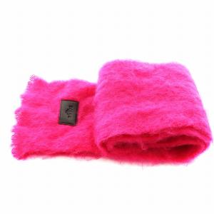 LOEWE マフラー フリンジ モヘヤ ピンク