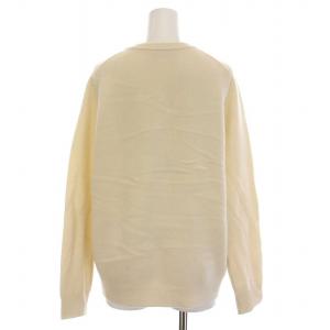 Grace Class セーター ニット クルーネック パール ビジュー 長袖 F アイボリー クリーム色