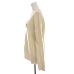 Grace Class セーター ニット クルーネック パール ビジュー 長袖 F アイボリー クリーム色