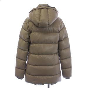 DUVETICA Sabik ダウンジャケット スタンドカラー アウター ミドル丈 フード ウール 40 M グレージュ