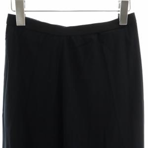 IENA フィブリルフレアスカート ロング マキシ ギャザー 38 M 黒 ブラック 20060900554030