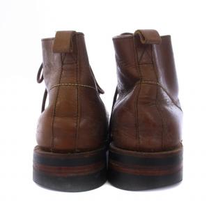 POLO RALPH LAUREN ショートブーツ レースアップブーツ レザー 28cm 茶 ブラウン