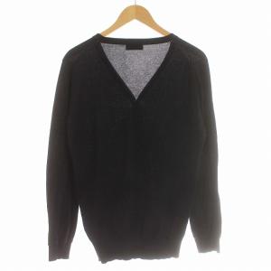 JOHN SMEDLEY カーディガン コットン ニット 長袖 S ネイビー 紺 /G