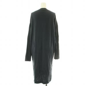 Vivienne Westwood RED LABEL ワンピース ミモレ ロング 長袖 ボートネック ストレッチ 花柄 プリント 2 M グレー /BB