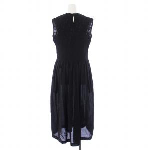 Tao AD2017 ノースリーブワンピース ロング 刺繍 M 黒 ブラック