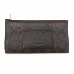 長財布 小銭入れあり シグネチャー レザー 黒 ブラック /EE