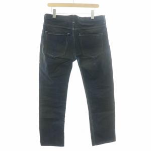 BOTTEGA VENETA デニムパンツ ジーンズ ジップフライ 48 XXL インディゴ 黒 ブラック /BB