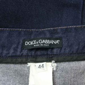 DOLCE&GABBANA デニムパンツ ジーンズ ボタンフライ 44 L インディゴ /BB