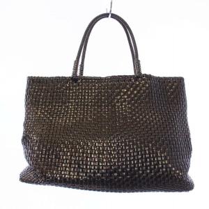 ANTEPRIMA イントレッチオ ワイヤーバッグ トートバッグ ハンドバッグ 茶 ダークブラウン