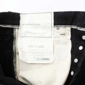 visvim 16AW social sculpture denim デニムパンツ ジーンズ ストレート ボタンフライ W34 L28 黒