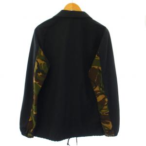 SOPHNET. コーチジャケット 迷彩柄 カモフラ 切替 L 黒 ブラック SOPH-150024