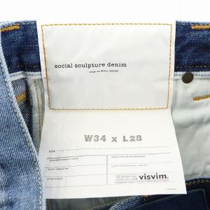 visvim 17SS SOCIAL SCULPTURE 10 DAMEGE-12 ソーシャルスカルプチャー デニムパンツ ジーンズ ジーパン