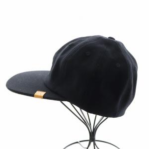 visvim 17AW キャップ 帽子 ウール 麻混 リネン混 SM 黒 ブラック