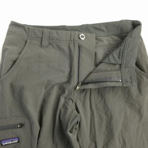 Patagonia テーパードパンツ フルレングス ナイロン ロゴ ボタン 30 M グレー 56635FA11