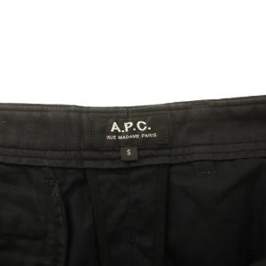 A.P.C. チノパン テーパード タック ジップフライ コットン S 紺 ネイビー