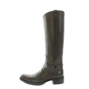 SARTORE アンクルストラップブーツ ジョッキーブーツ ロング アーモンドトゥ チャンキーヒール レザー 保存箱付き