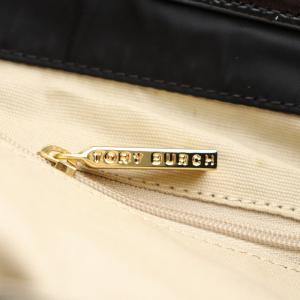 TORY BURCH ハンドバッグ トートバッグ ショルダーバッグ ロゴ ナイロン 黒 ブラック /AN12