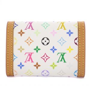 LOUIS VUITTON モノグラムマルチカラー ポルトモネ プラ ブロン コインケース M92657