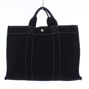 HERMES ドーヴィルMM トートバッグ ブラック