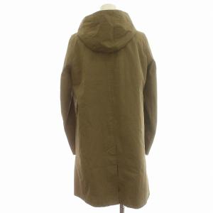 MACKINTOSH フードコート 薄手 コットン ロング コート パーカー 34 XS カーキ