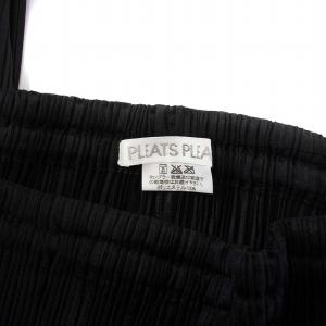 PLEATS PLEASE ISSEY MIYAKE イッセイミヤケ プリーツ イージーパンツ 2 M 黒 ブラック PP05-JF004