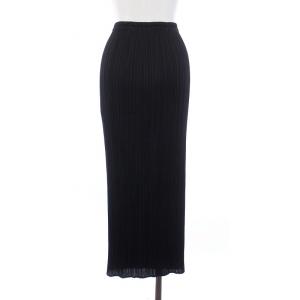 PLEATS PLEASE ISSEY MIYAKE イッセイミヤケ プリーツ タイトスカート タイト 3 L 黒 ブラック PP05-JG001