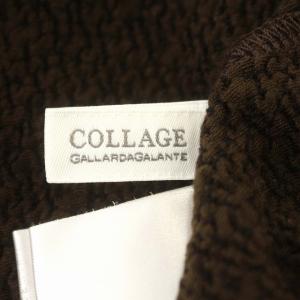 COLLAGE GALLARDAGALANTE 23SS ホルターネックセットワンピース カットソー 半袖 ロング ワンピース F 茶 ブラウン /G