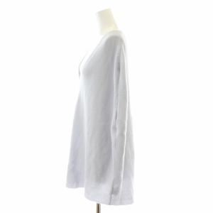 Theory 18AW CASHMERE/VNECK CAPE ニット カットソー カシミヤ Vネック ノースリーブ S 青 ブルー 8301713