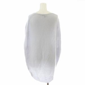 Theory 18AW CASHMERE/VNECK CAPE ニット カットソー カシミヤ Vネック ノースリーブ S 青 ブルー 8301713