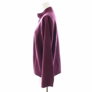 JURGEN LEHL カーディガン カシミヤ M 紫 パープル