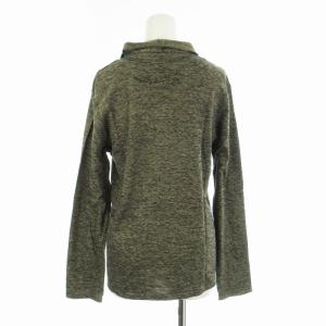 JURGEN LEHL カットソー 長袖 ボーダー 総柄  ウール混 M グレー