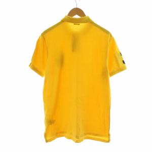 POLO RALPH LAUREN ポロシャツ 半袖 ビッグポニー ロゴ刺繍 プルオーバー CUSTOM SLIM FIT LG 黄 イエロー