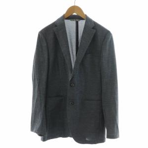 INTERMEZZO 2点セット 上下 シングルスーツ テーラードジャケット スラックスパンツ 背抜き センターベント 麻 リネン混