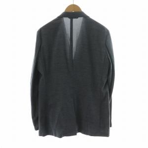 INTERMEZZO 2点セット 上下 シングルスーツ テーラードジャケット スラックスパンツ 背抜き センターベント 麻 リネン混